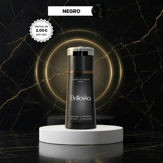 Champú colorante instantáneo